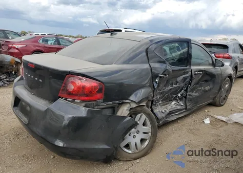 2014 Dodge Avenger Se from USA, damaged, VIN 1C3CDZAG0EN218262